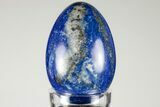Polished Lapis Lazuli Egg - Pakistan #194505-1